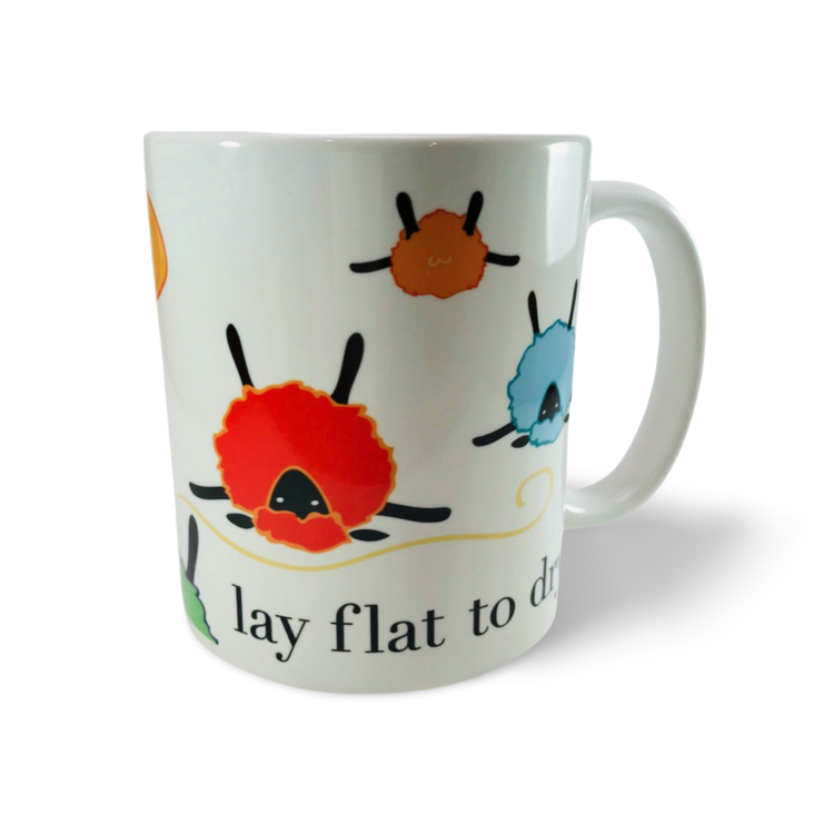 KnitBaahPurl Lay Flat to Dry Mug