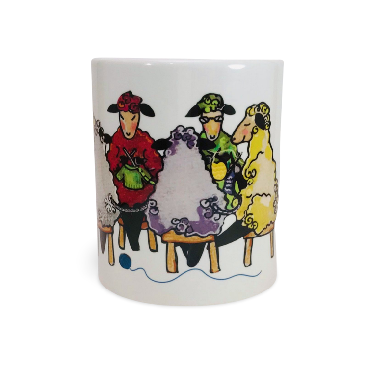 KnitBaahPurl Wendy's Knitting Circle Mug
