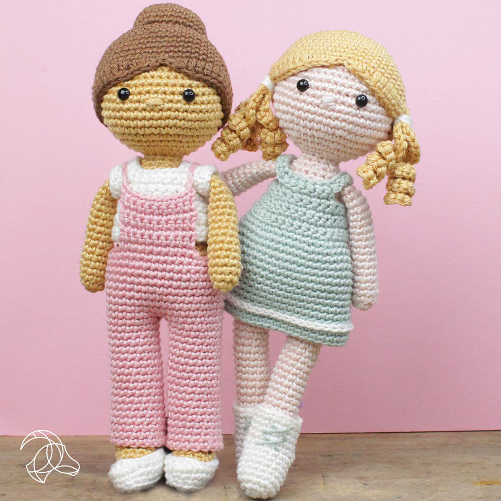 DIY Crochet Doll Kit Handmade Crocheting Craft Set for Festival