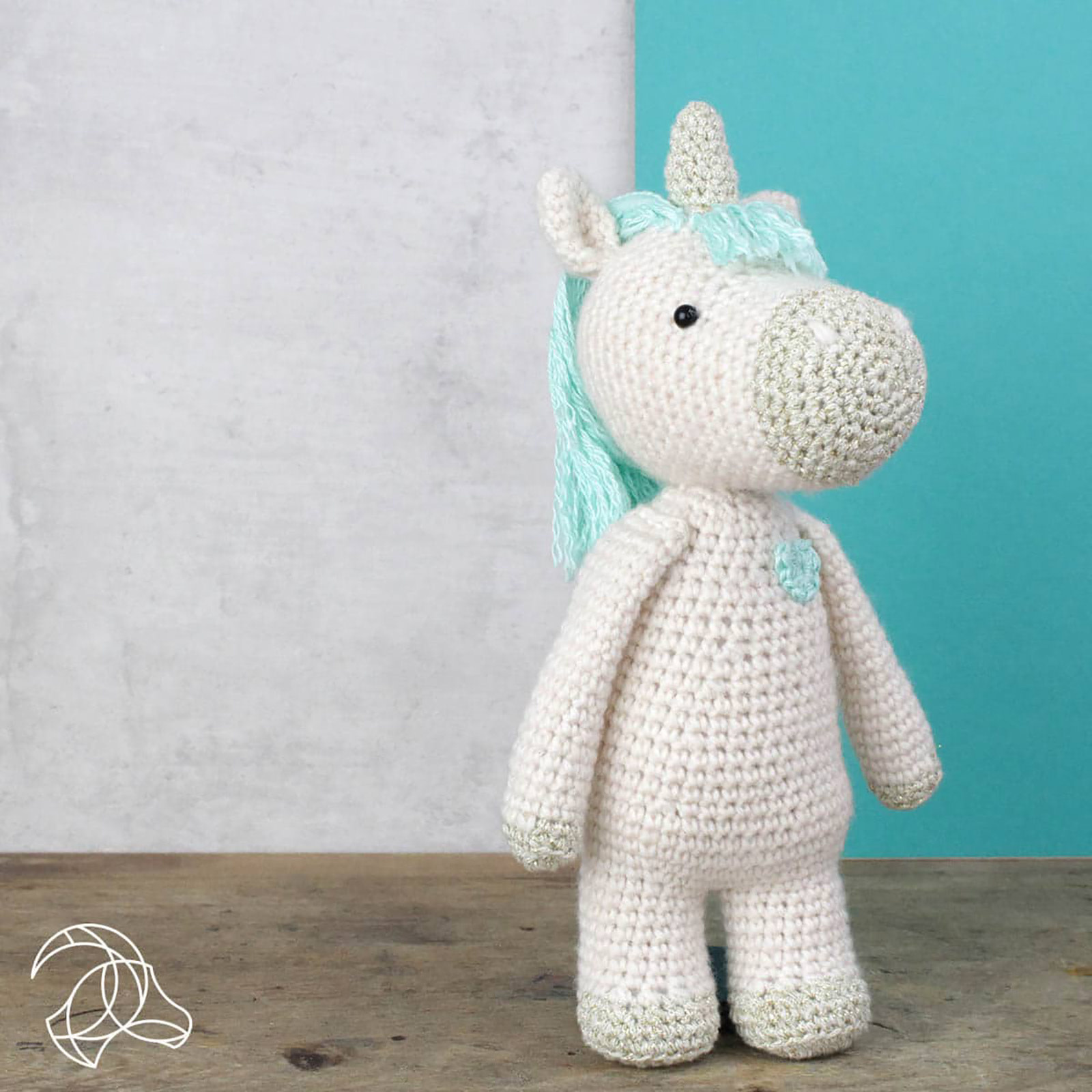 Holly Unicorn DIY Crochet Kit - Sealed with a Kiss