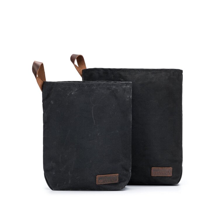 DellaQ Maker's Canvas Knit Sacks (Black)