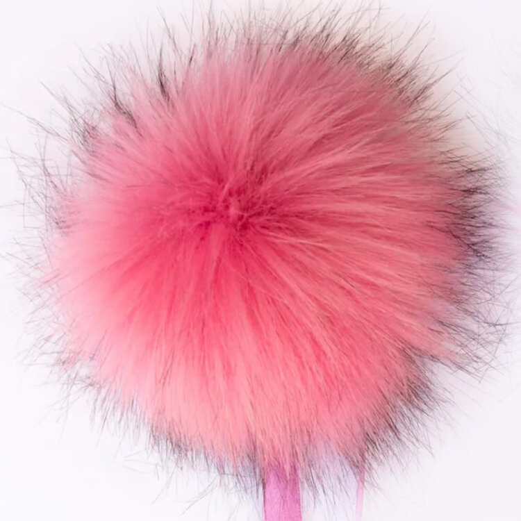 Ikigai Fiber Faux Fur Pom Pom (Bubble Gum)