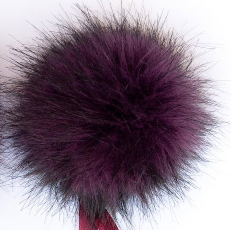 Ikigai Fiber Faux Fur Pom Pom (Amethyst)
