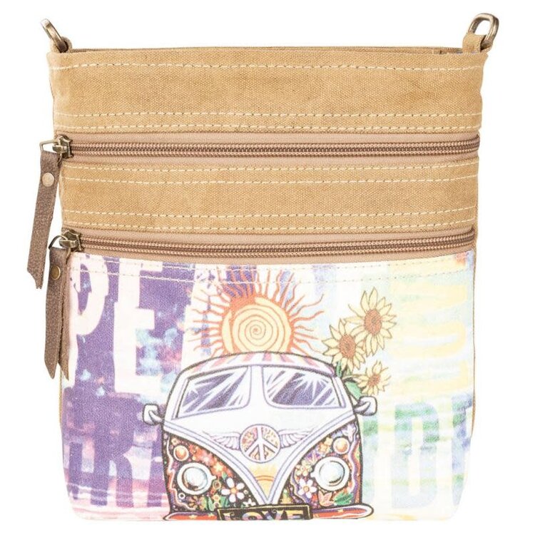 Clea Ray Peace Love Bus Crossbody