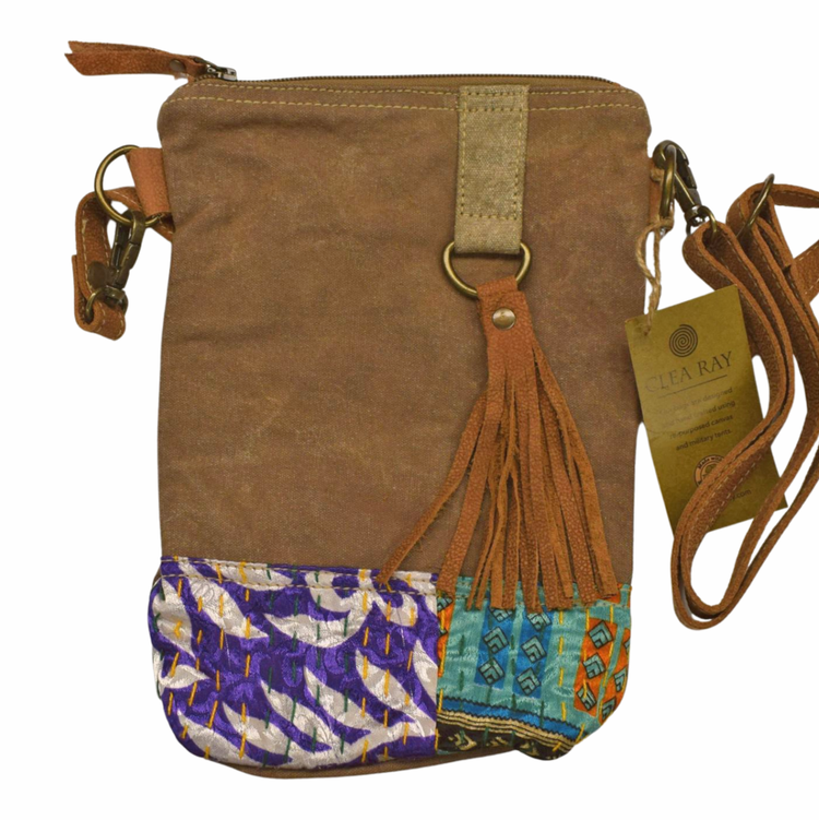 Clea Ray Recycled Kantha Crossbody