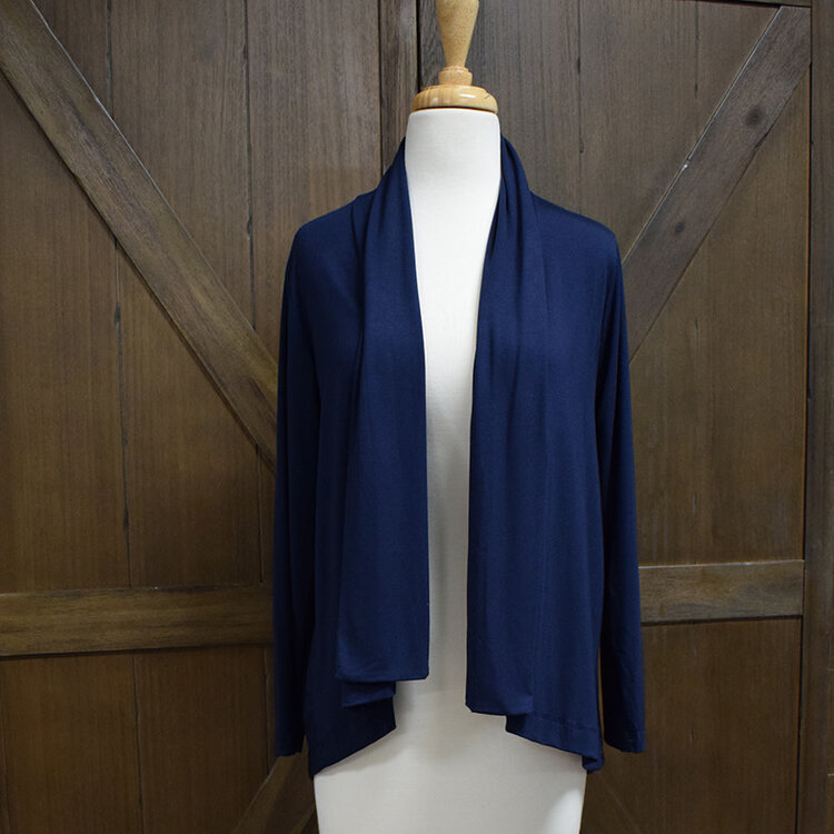 Inoah Waterfall Cardigan (Navy)
