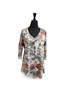 Inoah Ink Asymmetrical Top