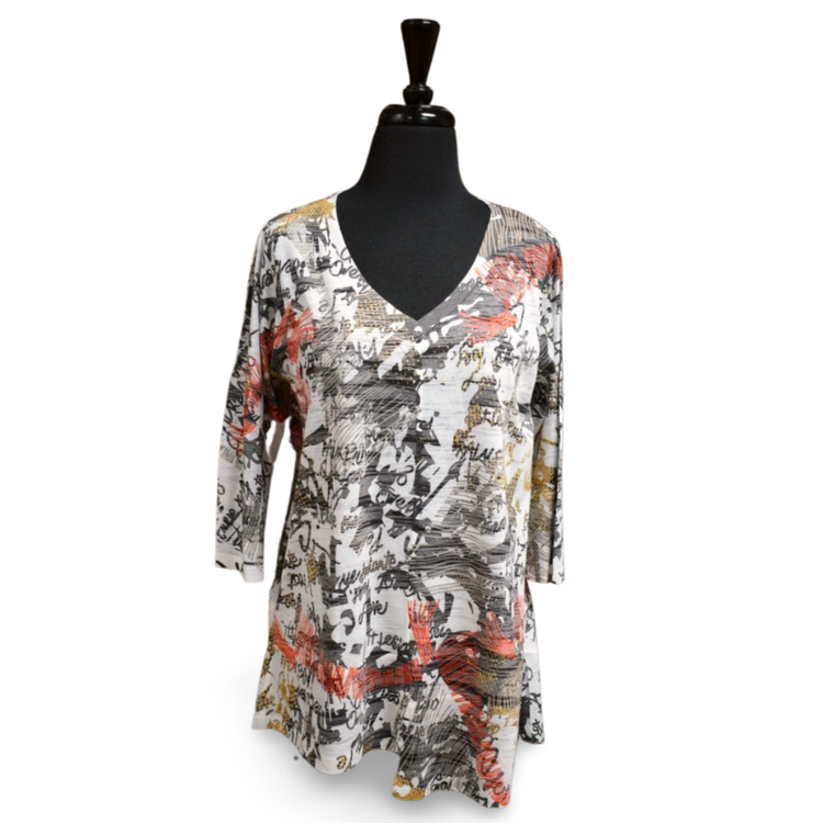 Inoah Ink Asymmetrical Top