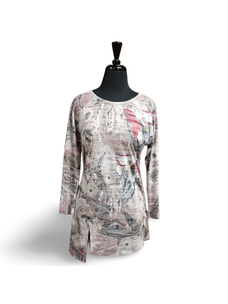 Inoah Tulip Print Top