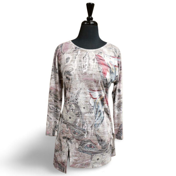 Inoah Tulip Print Top