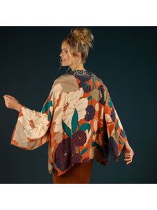 Powder Design Luxe Winter Floral Kimono Jacket