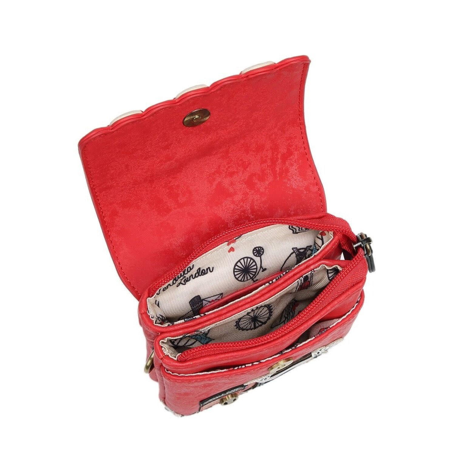 House of Cards Phone Pouch Sealed with a Kiss