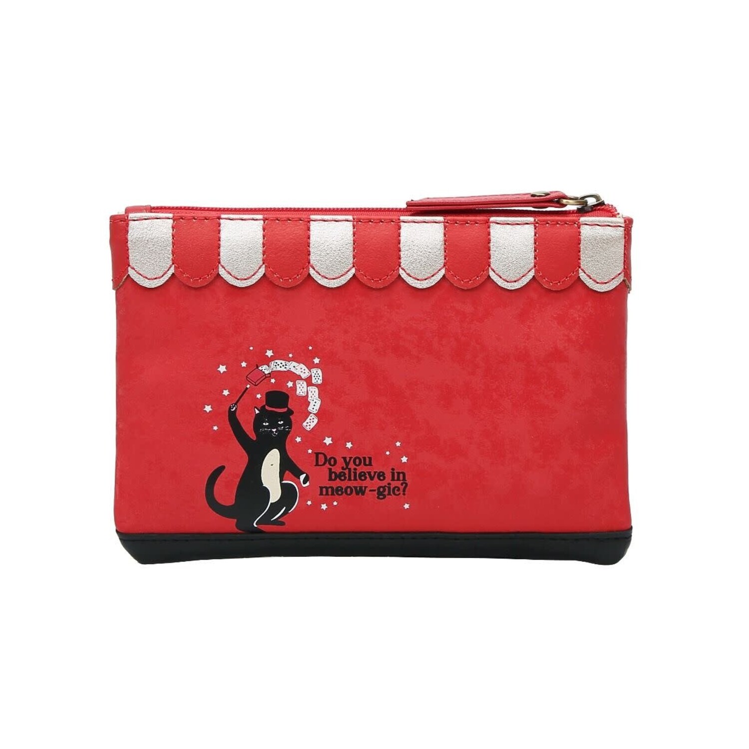 House of Cards Zipper Coin Purse - Sealed with a Kiss