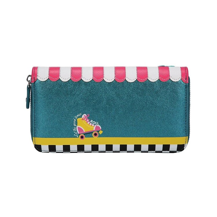 Vendula Kitty's Diner Large Ziparound Wallet