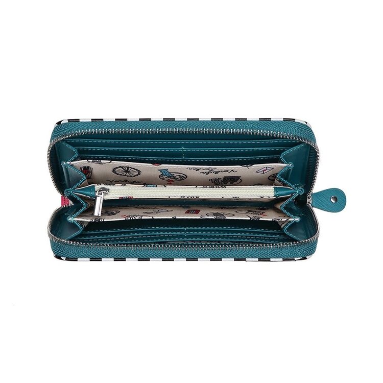 Vendula Kitty's Diner Large Ziparound Wallet