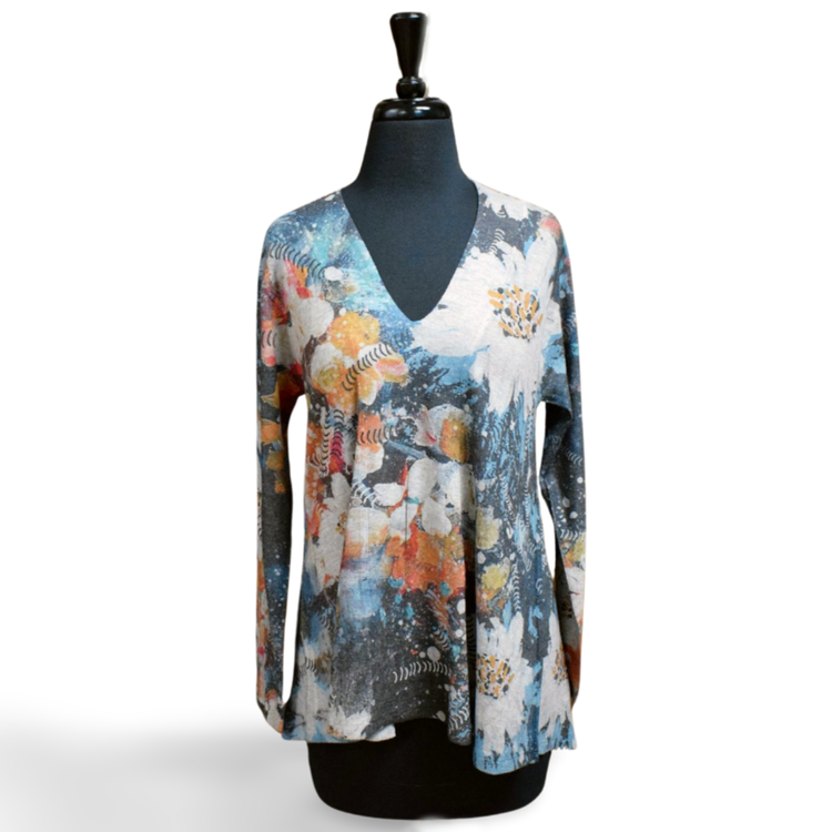 Inoah Rosewater Placket Top