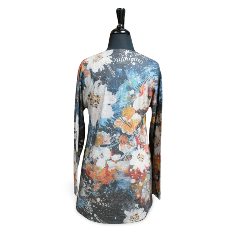 Inoah Rosewater Placket Top