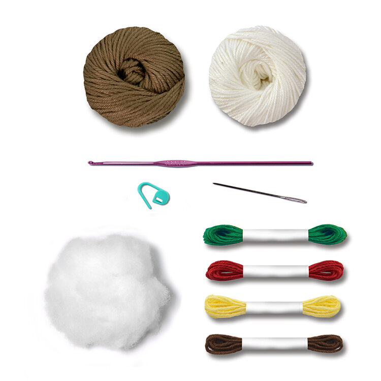 Circulo Christmas Crochet Kit (Gingerbread Man)