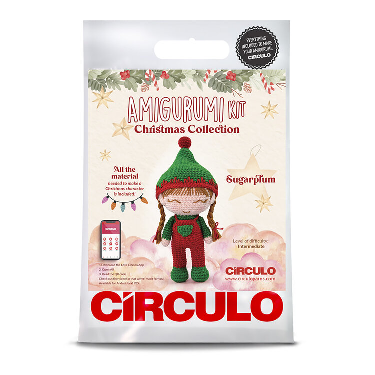 Circulo Christmas Crochet Kit (Sugar Plum)