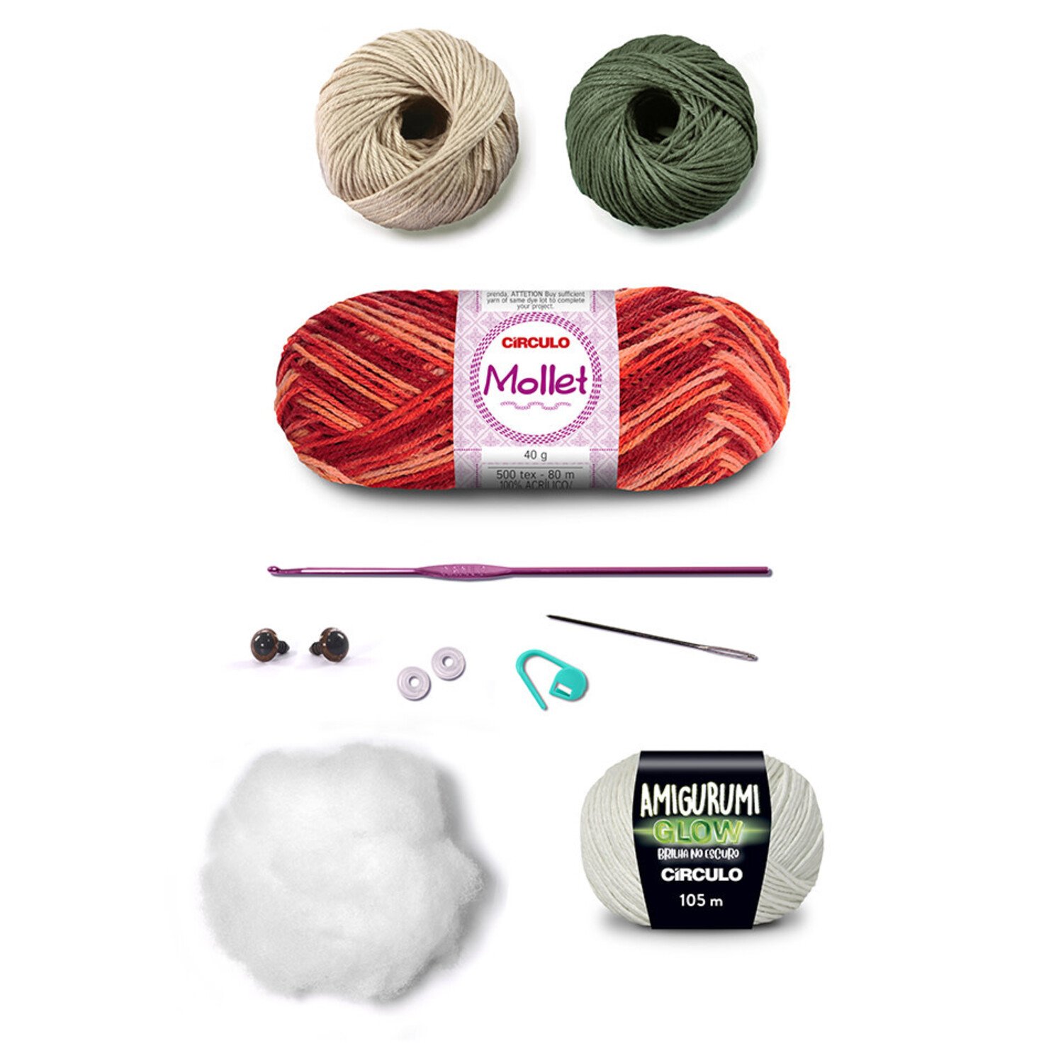 Mini Angel DIY Crochet Kit - Sealed with a Kiss