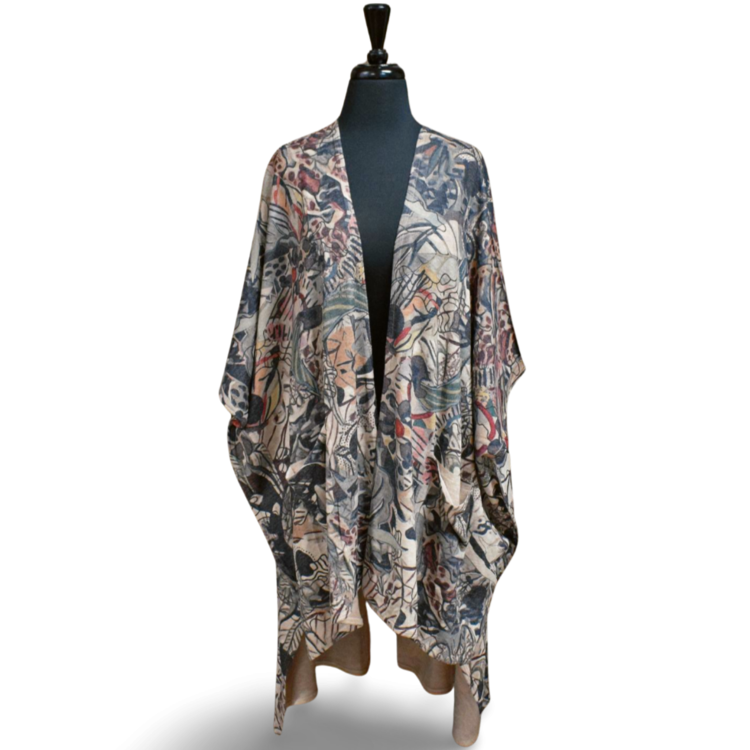 Inoah Chesnut Pocket Shawl