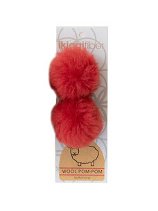 Ikigai Fiber Wool PomPom 6cm (Red)