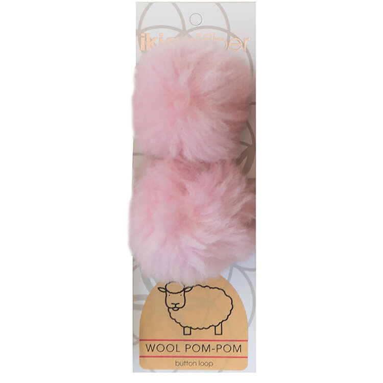 Ikigai Fiber Wool PomPom 6cm (Pink)