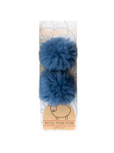 Ikigai Fiber Wool PomPom 6cm (Blue)