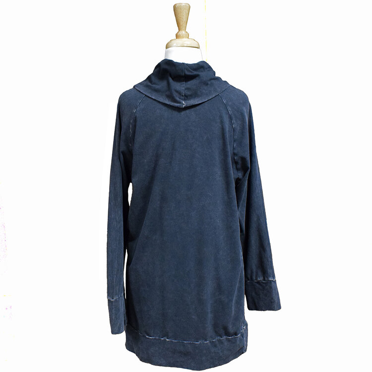 Inoah Cowl Neck Top (Black)