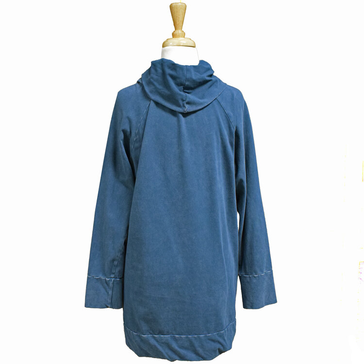 Inoah Cowl Neck Top (Prussian)