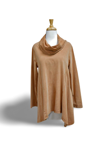 Inoah Cowl Neck Top (Russet)