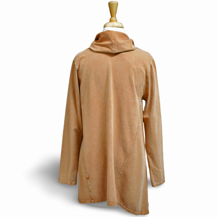 Inoah Cowl Neck Top (Russet)