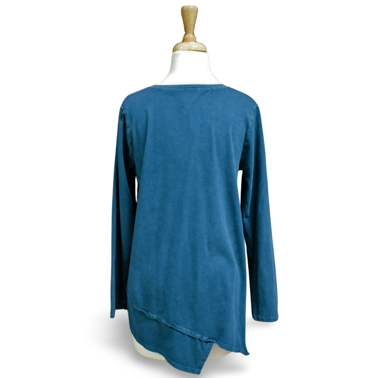 Inoah V-Neck Top (Prussian)