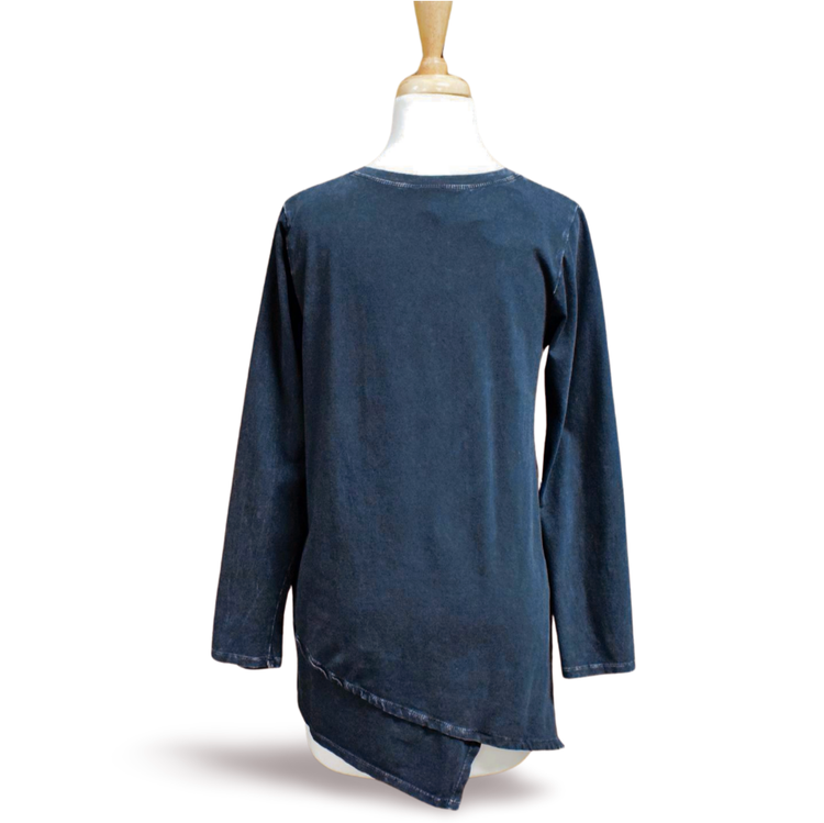 Inoah V-Neck Top (Black)