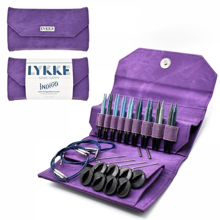 Lykke Lykke Interchangeable Needle Set (Indigo/Violet)