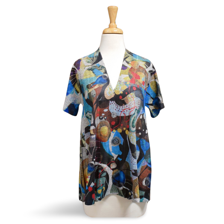 Inoah Sea Flowers Top