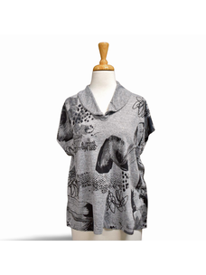 Inoah Black Pebble Top