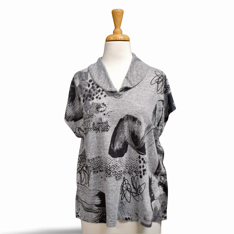 Inoah Black Pebble Top