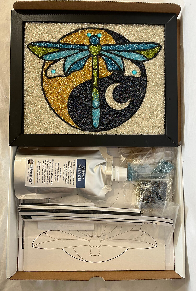Sabrina Frey Bead Mosaic Kit (Dragonfly)