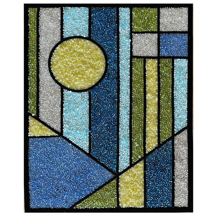 Sabrina Frey Bead Mosaic Kit (Summer Geometric)