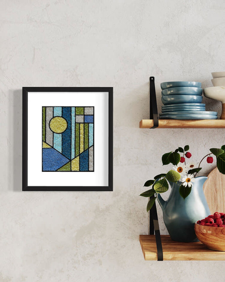 Sabrina Frey Bead Mosaic Kit (Summer Geometric)