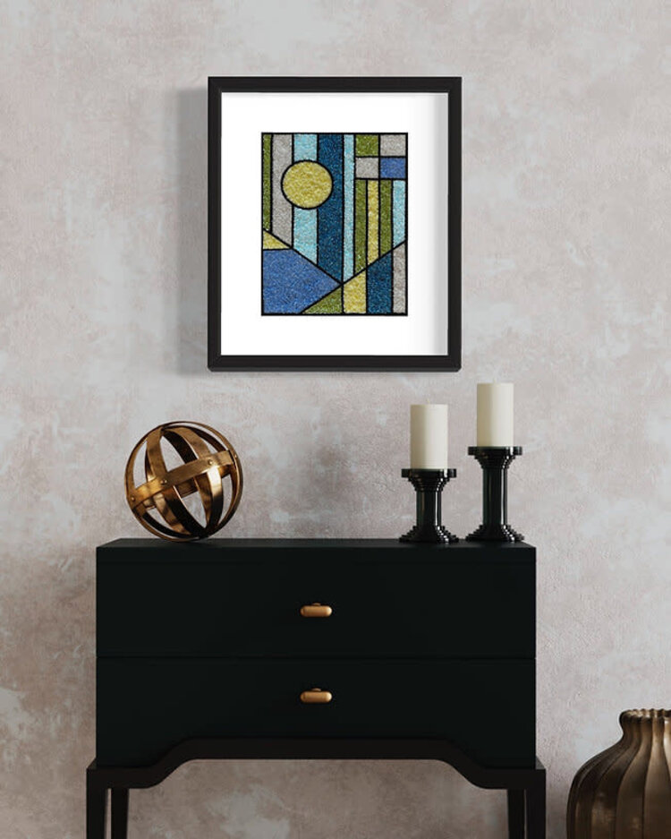 Sabrina Frey Bead Mosaic Kit (Summer Geometric)