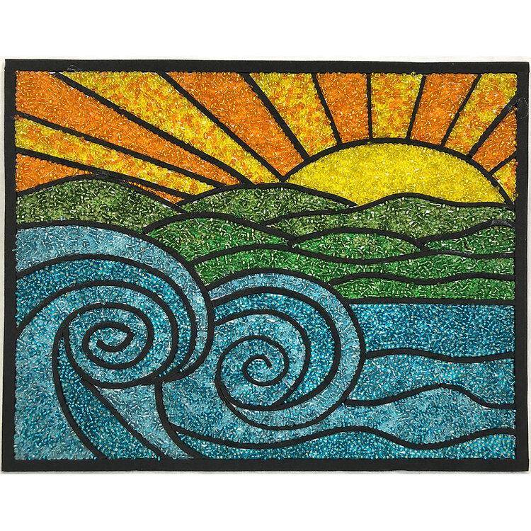 Sabrina Frey Bead Mosaic Kit (Ocean Tide)
