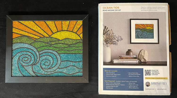 Sabrina Frey Bead Mosaic Kit (Ocean Tide)