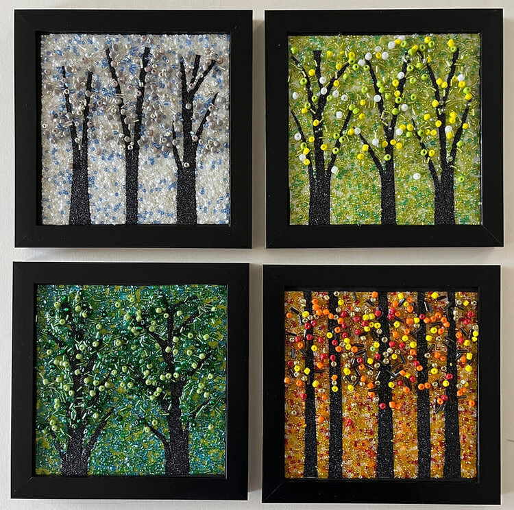 Sabrina Frey Bead Mosaic Kit (Set of Four Seasons)