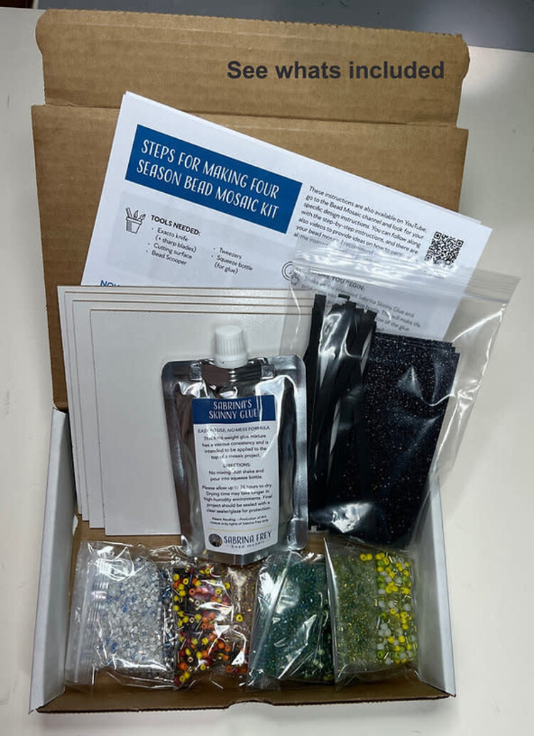 Sabrina Frey Bead Mosaic Kit (Set of Four Seasons)