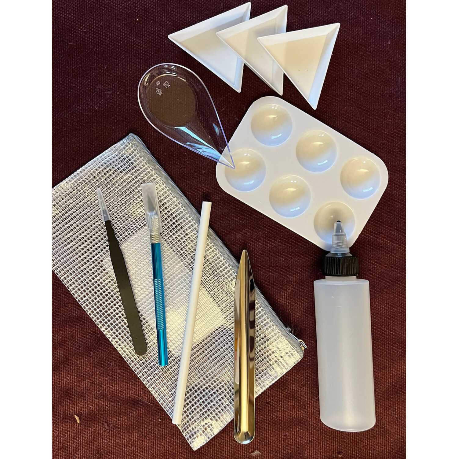 スレートプレート【誠彩ドットペイントアート】[0401 Bead Mosaic Tool Kit - Sealed with a Kiss