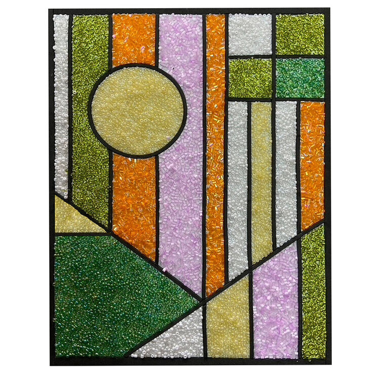 Sabrina Frey Bead Mosaic Kit (Spring Geometric)