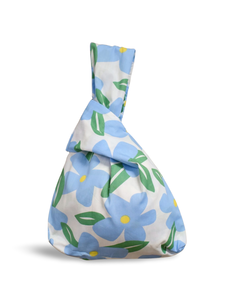 Dumpling Bag (Blue Flower)