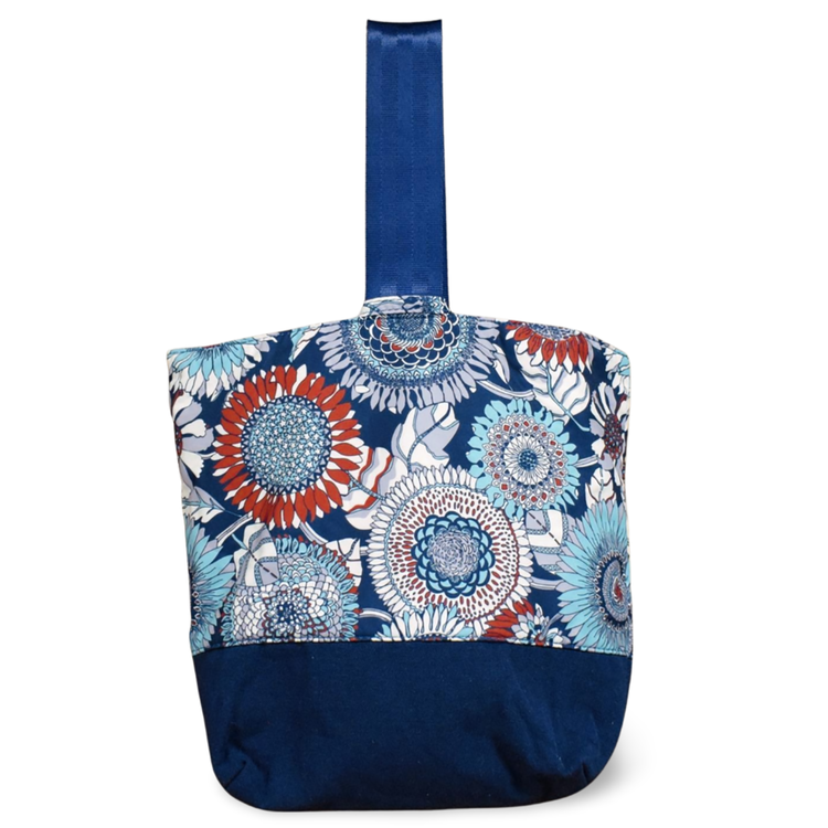 Fabric Tote (Navy Floral)
